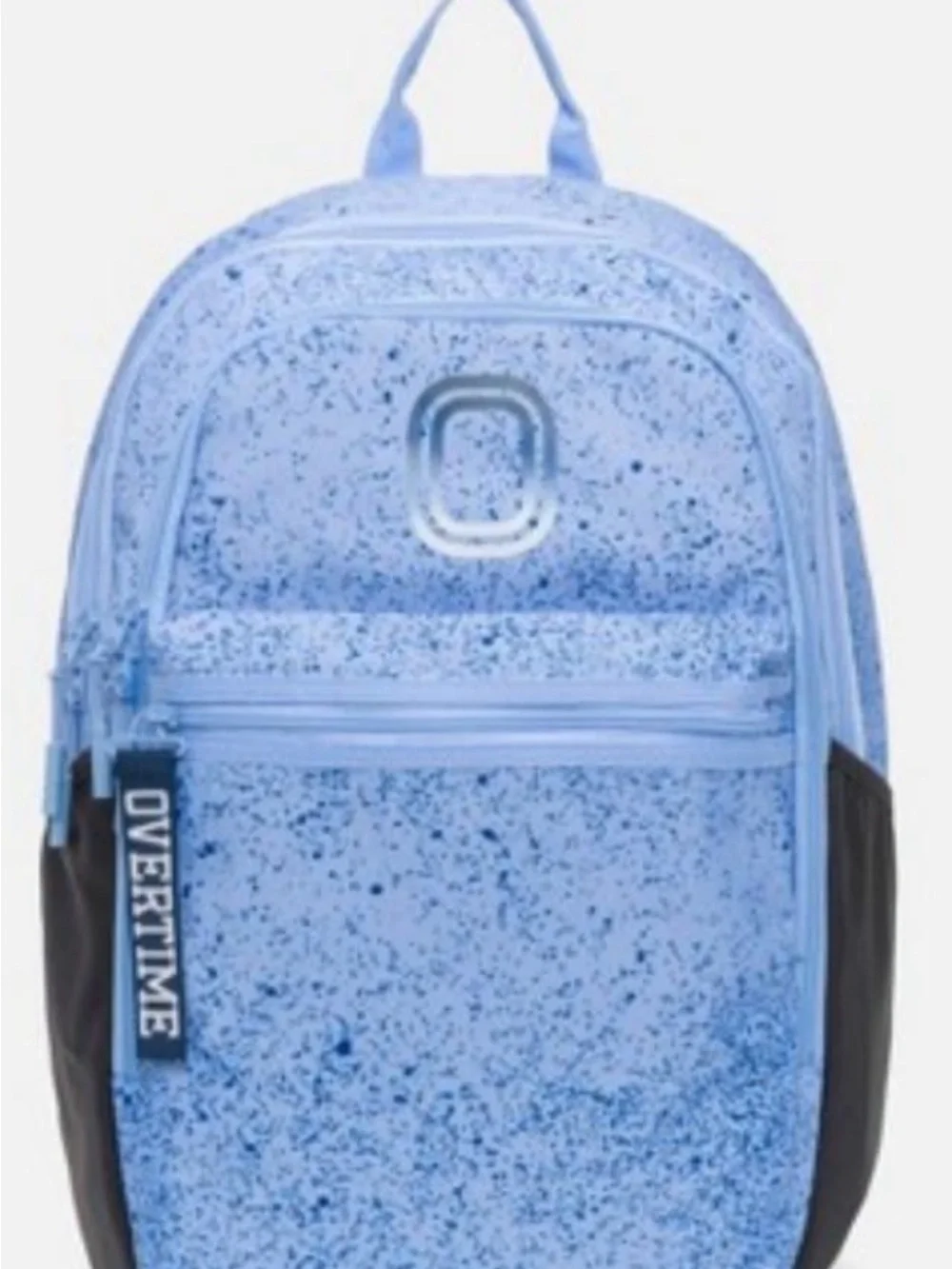 Overtime Kids Glitter Light Blue Backpack with Front Pocket